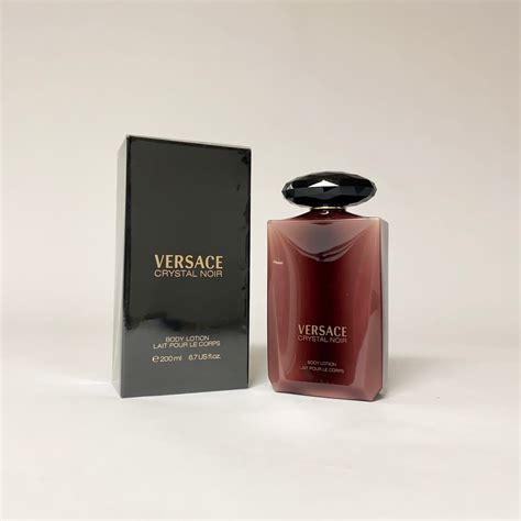 versace crystal noir body lotion price